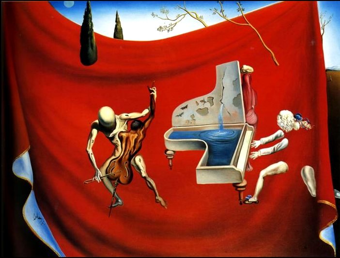 Larger view of Salvador Dali: The Red Orchestra - 1957