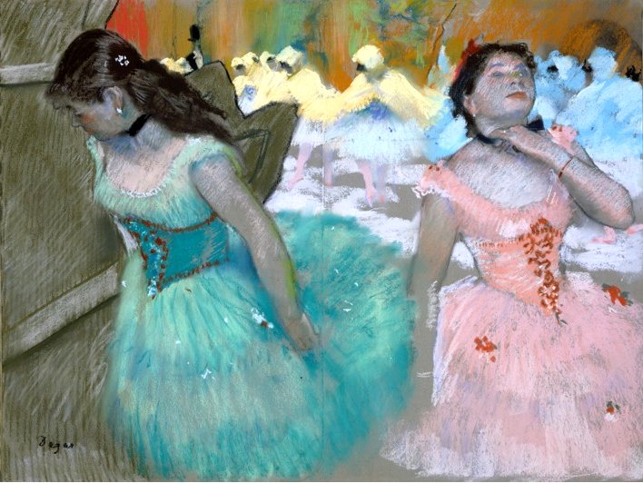 Larger view of Edgar Degas: The Entrance of the Masked Dancers - 1879