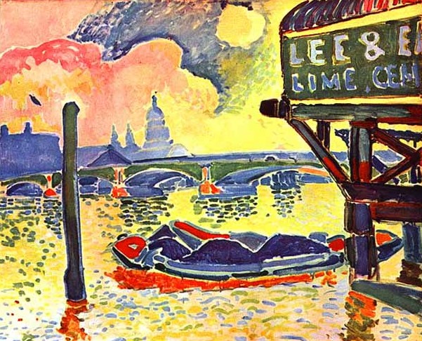 Larger view of Andre Derain: Black Friars Bridge - 1906