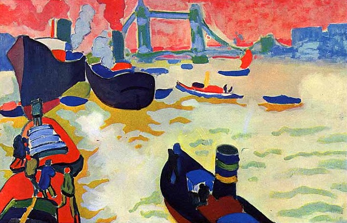 Larger view of Andre Derain: The Thames - 1906