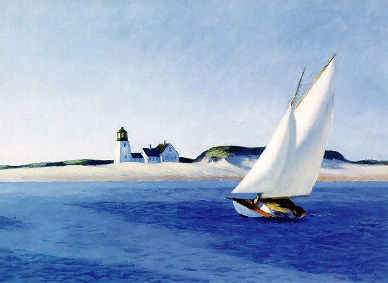 Larger view of Edward Hopper: The Long Leg - 1935