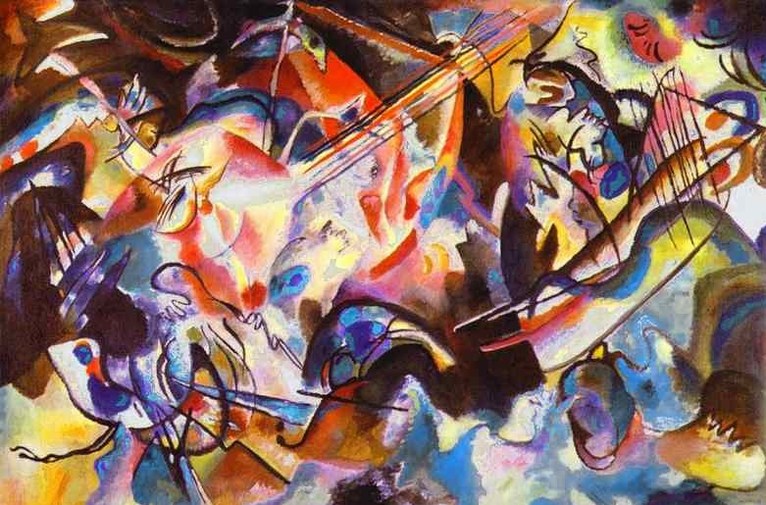 Larger view of Wassily Kandinsky: Composition VI - 1913