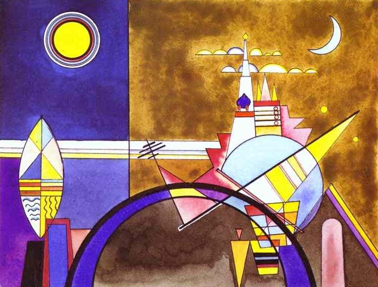 Larger view of Wassily Kandinsky: The Great Gate of Kiev - 1928