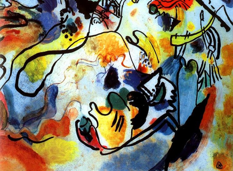 Larger view of Wassily Kandinsky: Last Judgement - 1912