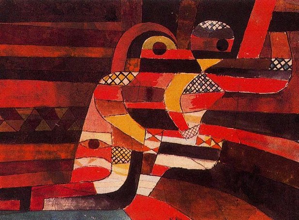 Larger view of Paul Klee: Lovers - 1920