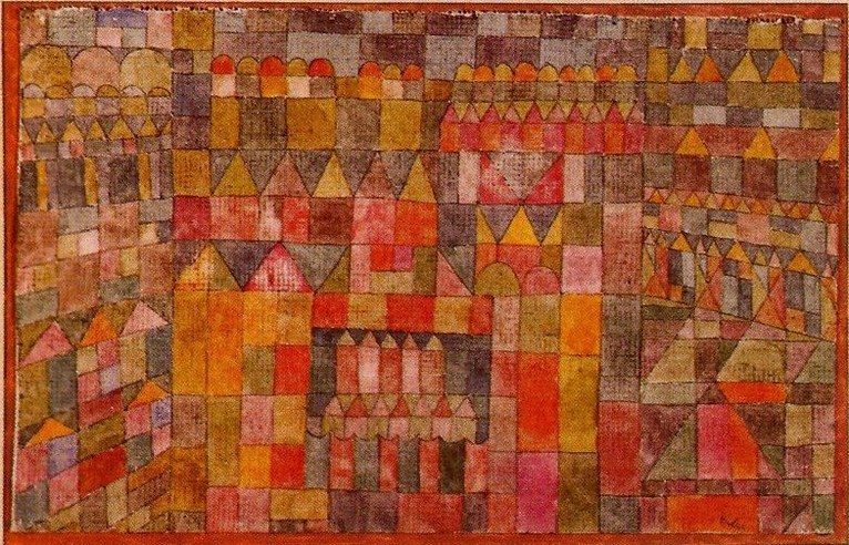 Larger view of Paul Klee: Tempelviertel Von Pert - 1928