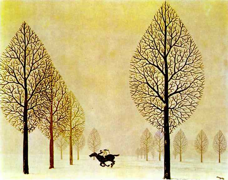 Larger view of Rene Magritte: The Lost Jockey - 1948