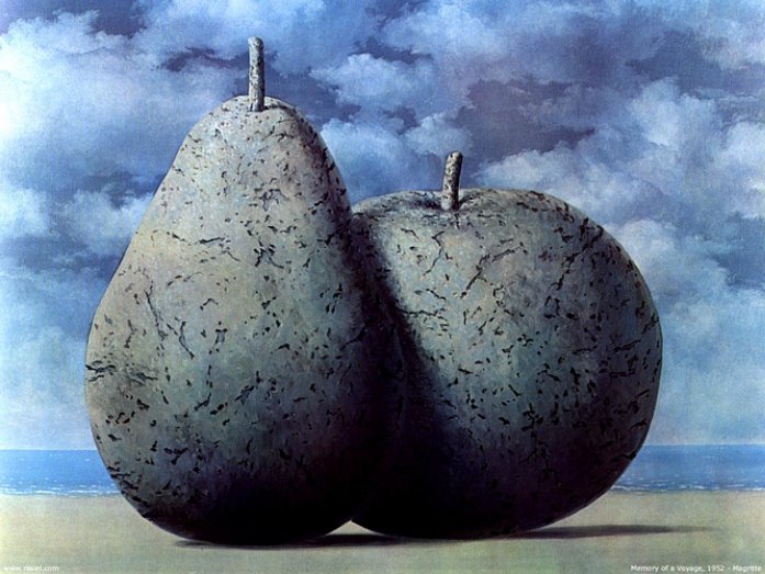 Larger view of Rene Magritte: Memory of a Voyage - 1952