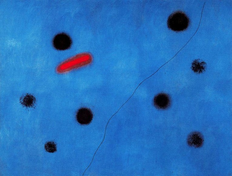 Larger view of Joan Miro: Blue I - 1962