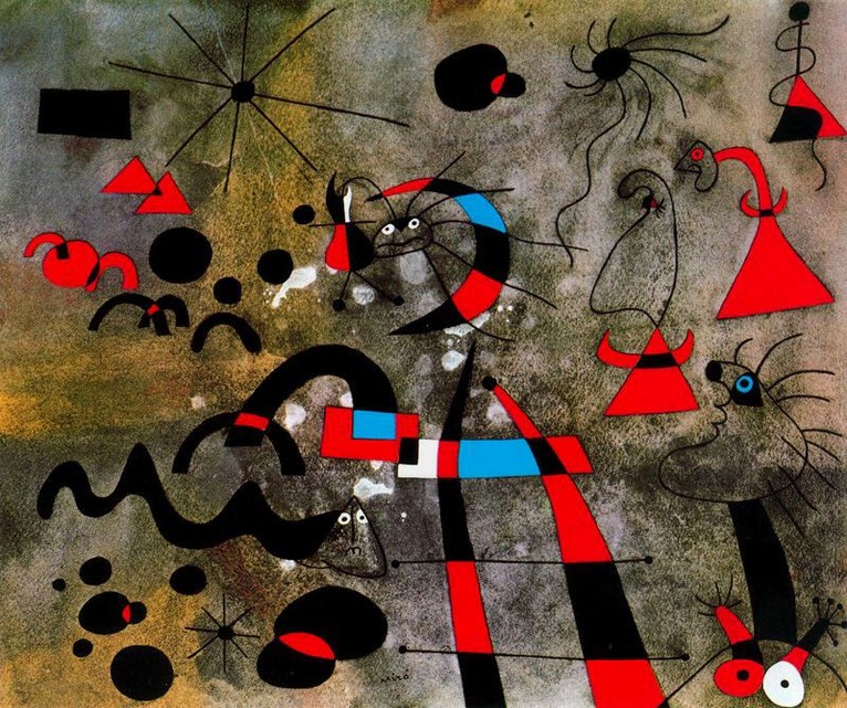 Larger view of Joan Miro: The Escape Ladder - 1939-1940