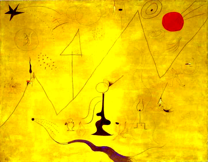Larger view of Joan Miro: Hermitage - 1924