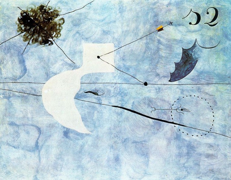Larger view of Joan Miro: Siesta - 1925
