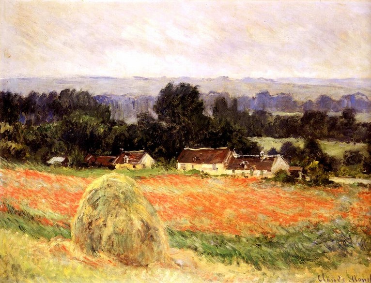 Larger view of Claude Monet: Haystack at Giverny - 1886