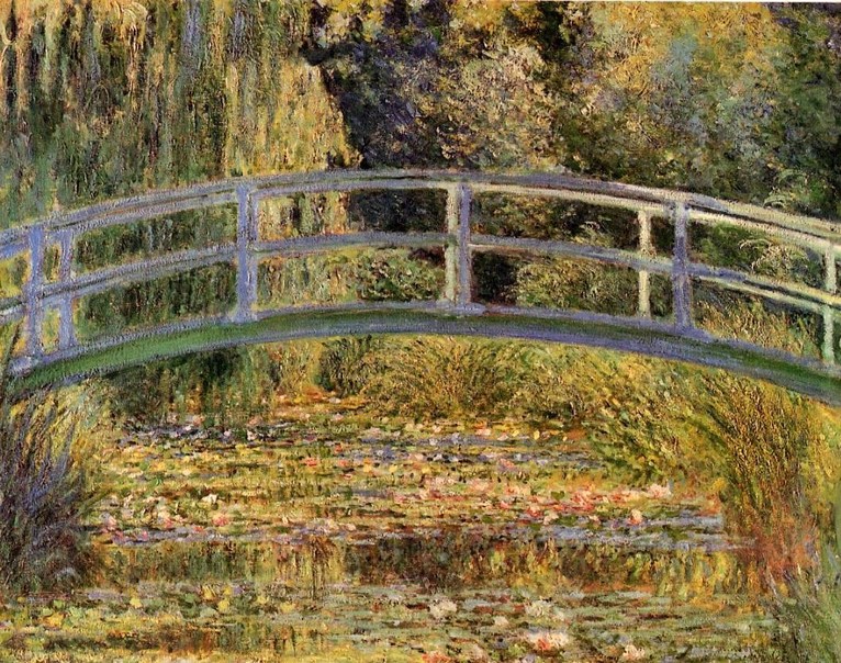 Larger view of Claude Monet: The Water-Lily Pond - 1899