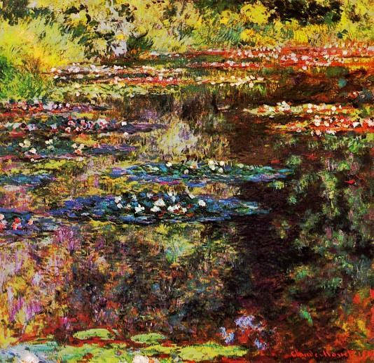 Larger view of Claude Monet: Water Garden at Giverny - 1904