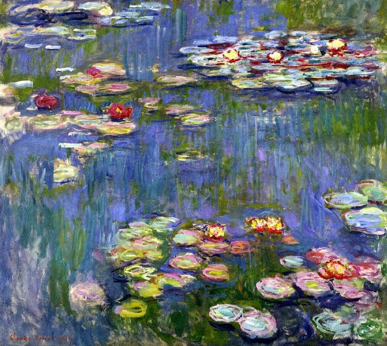 Larger view of Claude Monet: Water-Lilies - 1914