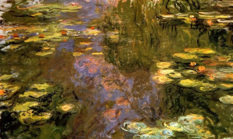 Larger view of Claude Monet: The Water-Lily Pond - 1917-1919