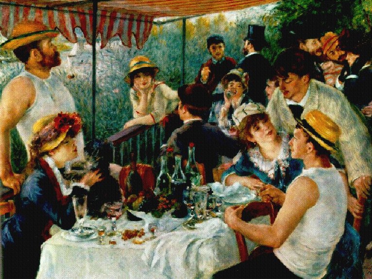 Larger view of Pierre Auguste Renoir: Luncheon of the Boating Party - 1881