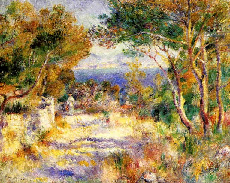 Larger view of Pierre Auguste Renoir: L'Estaque - 1882