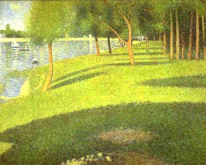 Larger view of Georges Seurat: The Island of La Grande Jatte - 1884