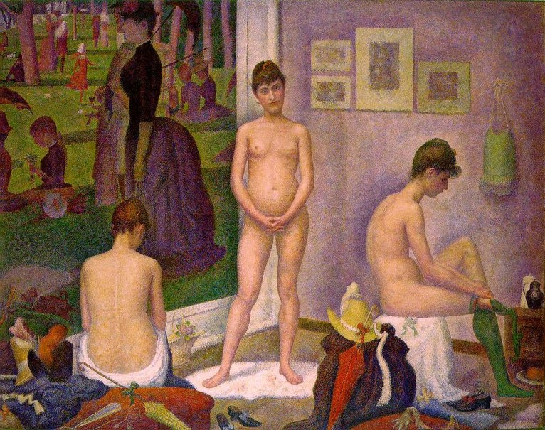 Larger view of Georges Seurat: Models - 1887-1888